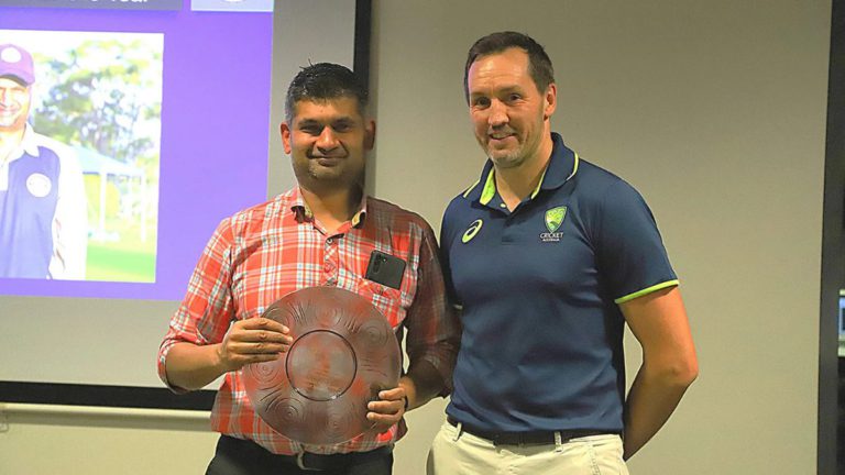 Amey Jambekar named Cricket Australia’s Community Match Official of the Year