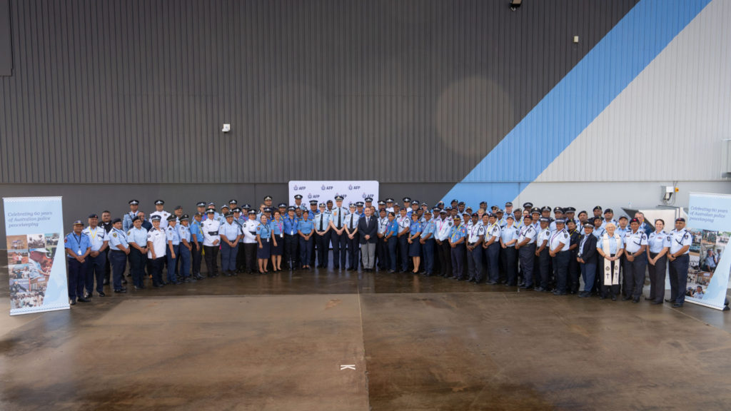 UN Peacekeeping training cohort at Pinkenba 2 16