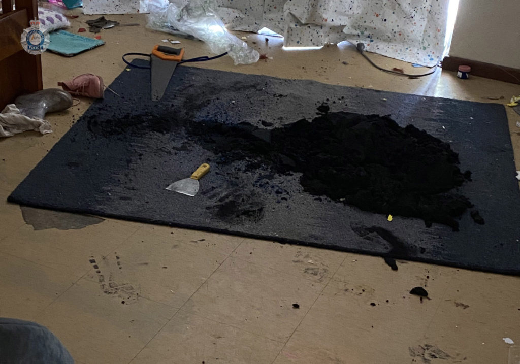 part of consignment allegedly found at Willetton house 3