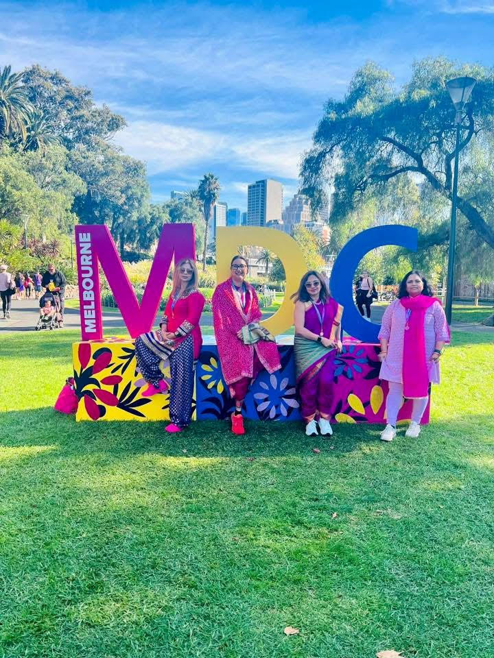 Saheli Club brings Indian cultural pride in pink sarees to Melbourne’s Mother’s Day Classic 1 unnamed 2 1