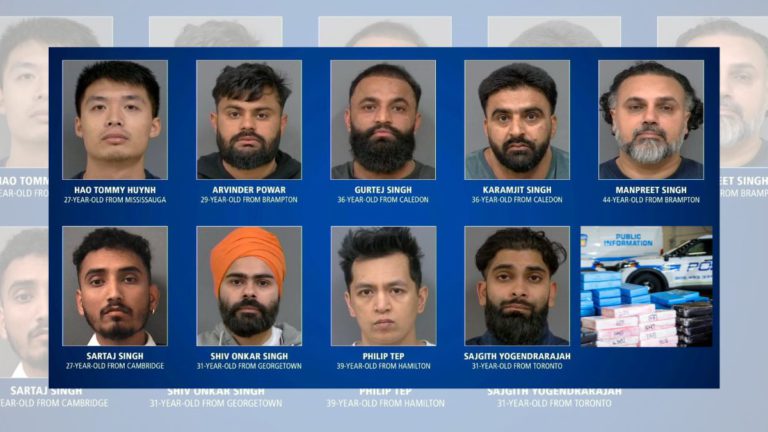 Six Indian-origin men charged with smuggling nearly half a tonne of cocaine into Canada via trucking network