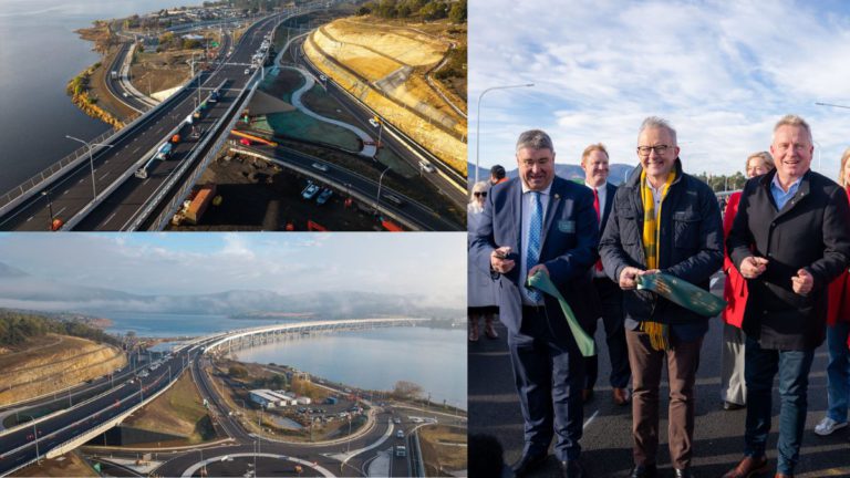 Tasmania celebrates historic opening of new Bridgewater Crossing