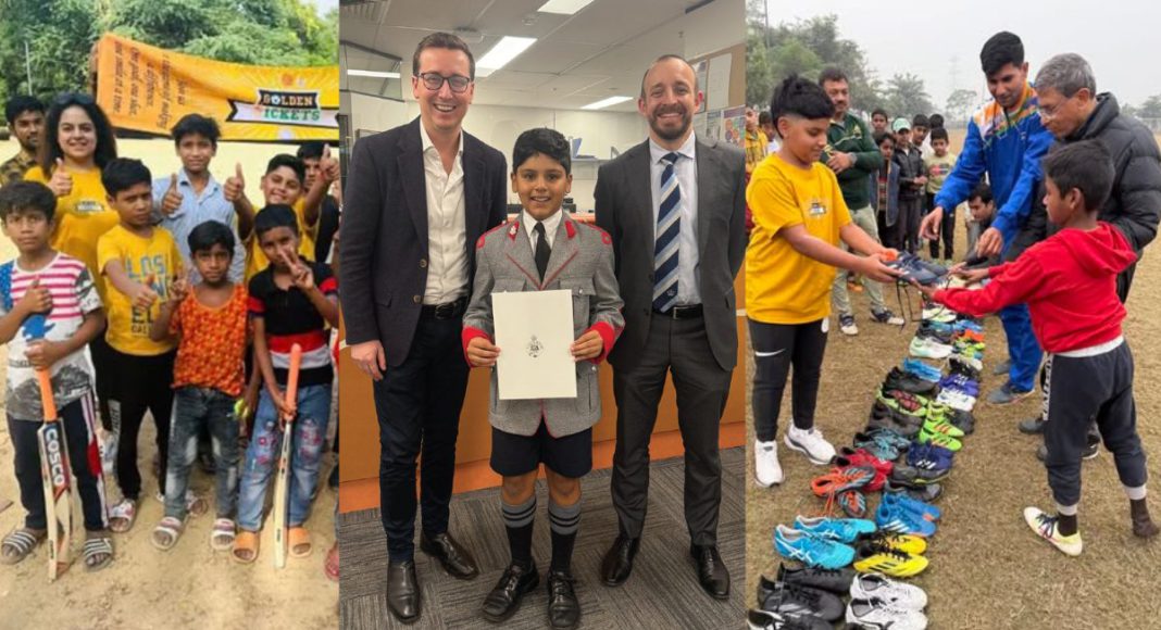 Image: Aaryaveer “Veer” Tangri with James Wallace, Member for Hornsby (Source: Facebook)