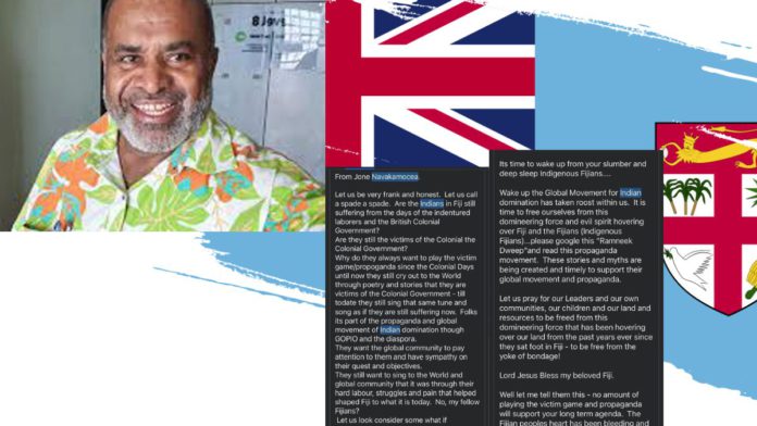 Image: Permanent Secretary for iTaukei Affairs, Jone Navakamocea