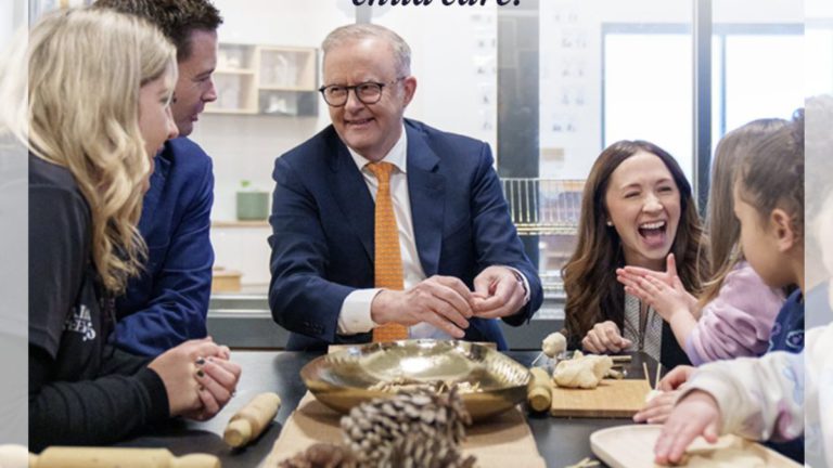 Albanese pledges stronger early learning support in Tasmania, backs statewide childcare policy