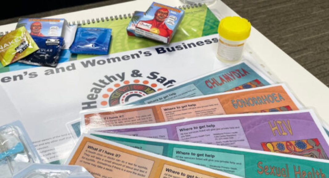 Image: Education material and clinic equipment at sexual and reproductive health clinics (Supplied to DevPolicy)