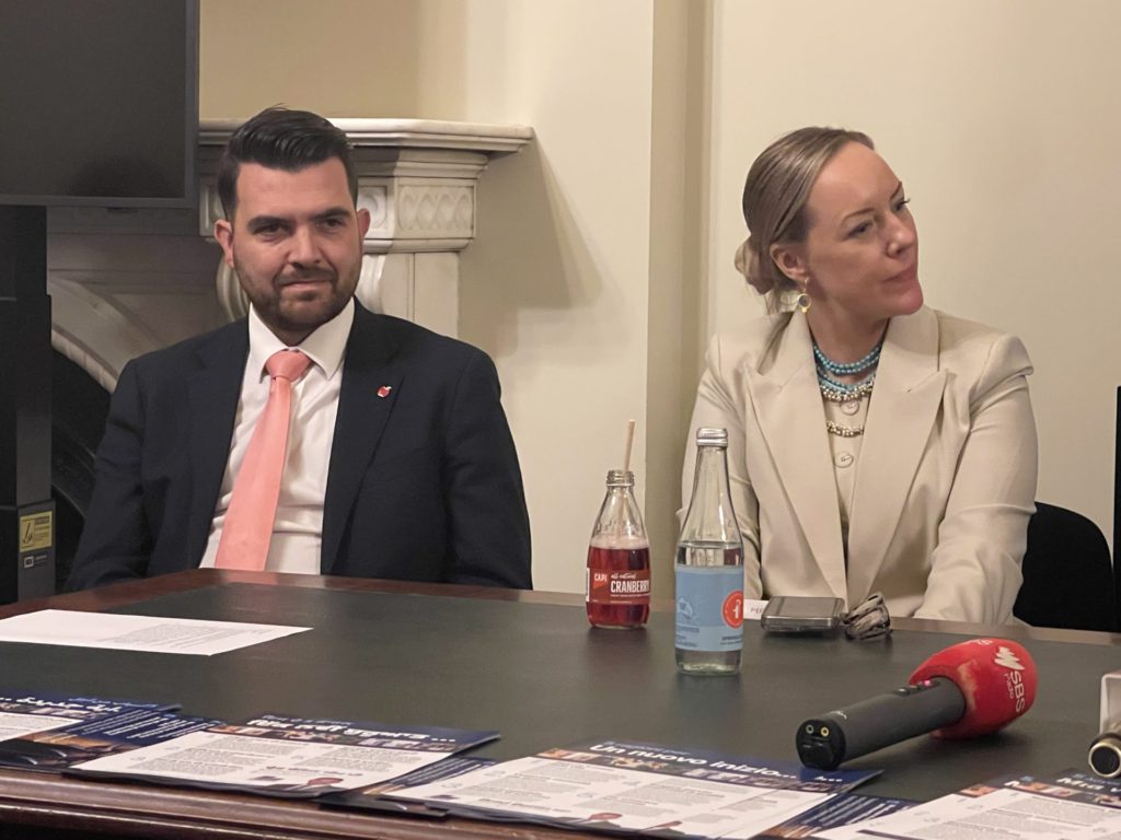 Liberal Party Press Conference- Image Source- The Australia Today