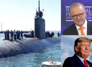 Trump Administration Threatens to Sink Australia’s $368 Billion Nuclear Submarine Deal—Is AUKUS Doomed? Image Source- ADF, White House and The Australia Today