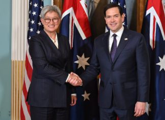 Wong flies to US for QUAD summit amid growing pressure on Australia’s defence spending Image Source- X:Penny Wong