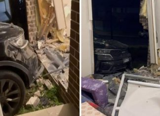 Car smashes into Sydney home, narrowly missing Indian-origin seven-year-old boy Sydney Crash; Image Source- 7 News