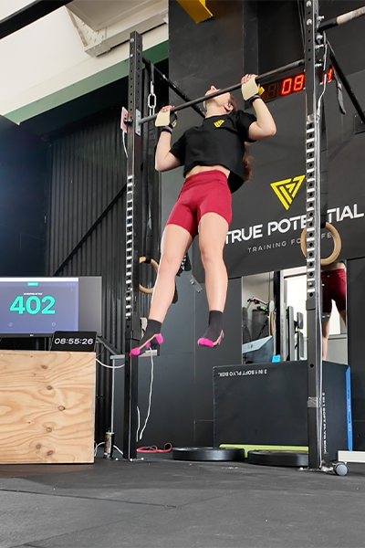female 24 hour pull ups olivia on the bar 2
