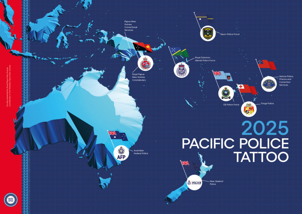 2025 Pacific Police Tattoo Map 2