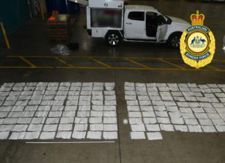600 kilograms of meth bust hidden in fabric rolls