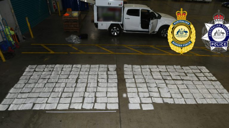 600 kilograms of meth bust hidden in fabric rolls