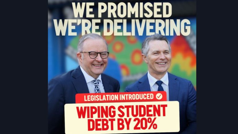 Albanese Government slashes student debt by 20 per cent for 3 million Australians