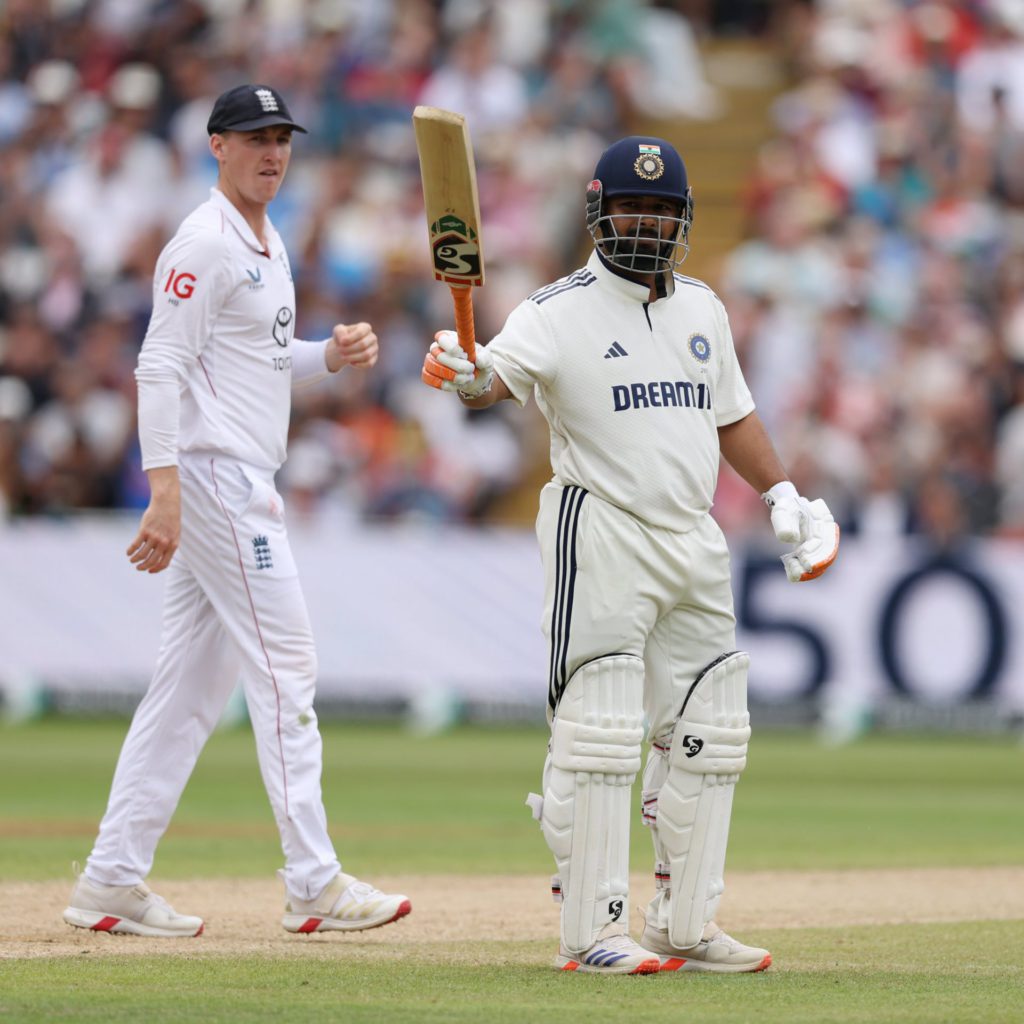 Test victory at Edgbaston: Image Source- BCCI