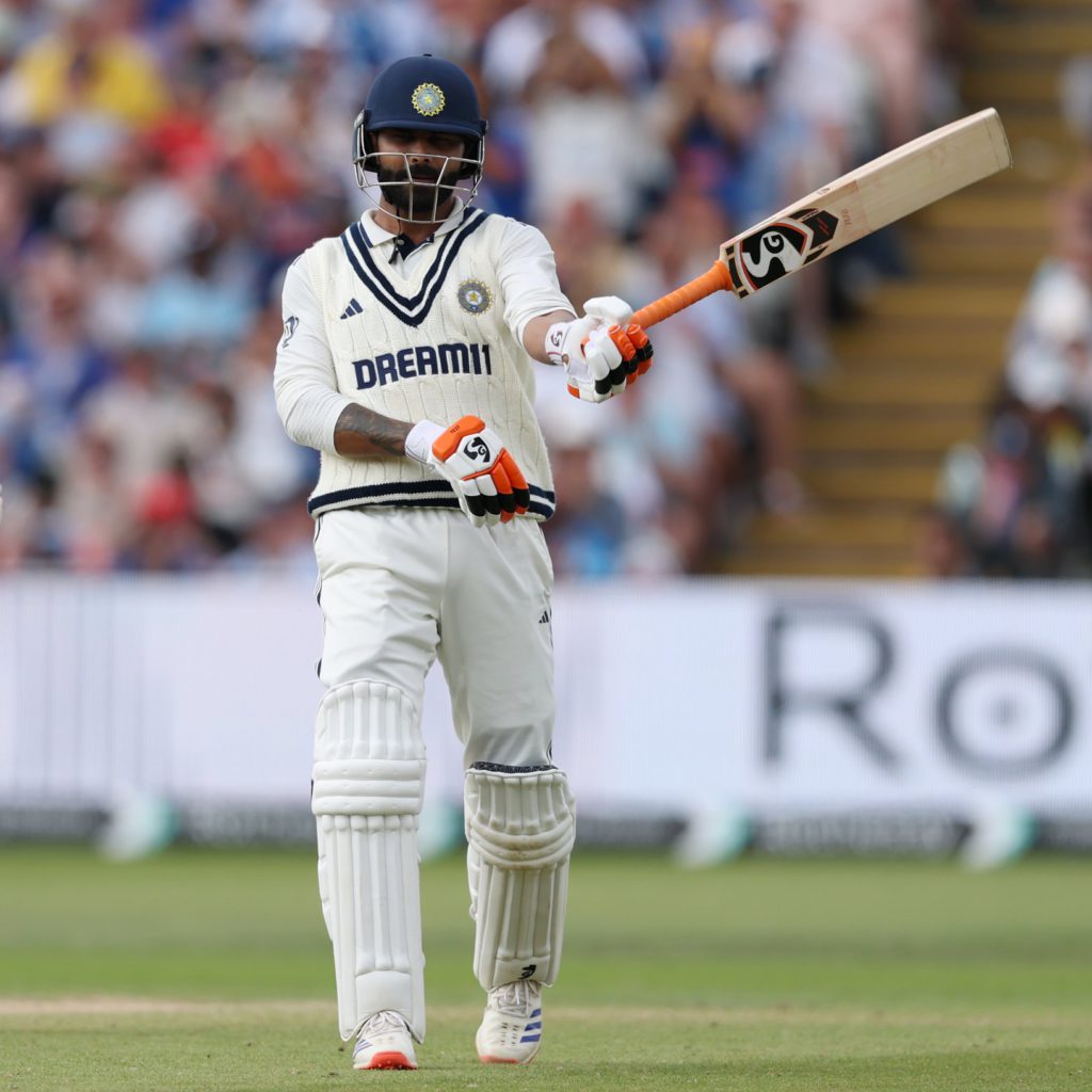 Test victory at Edgbaston: Image Source- BCCI