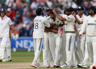 Test victory at Edgbaston: Image Source- BCCI