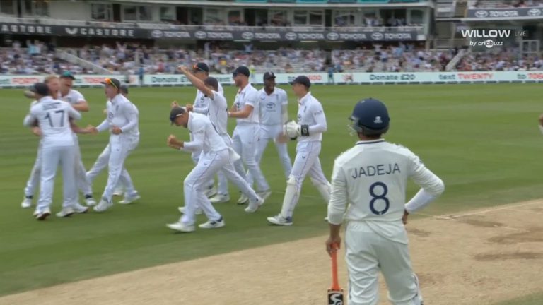 Lord’s heartbreaker: Jadeja’s valiant 61 not enough as England scrape home by 22 runs