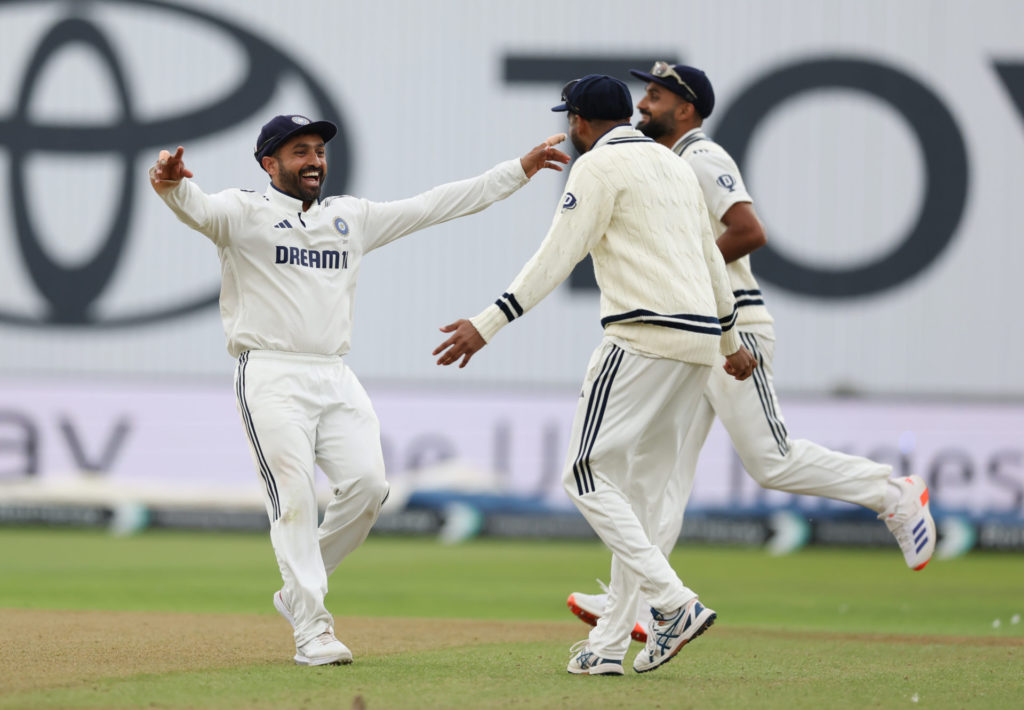 Test victory at Edgbaston: Image Source- BCCI
