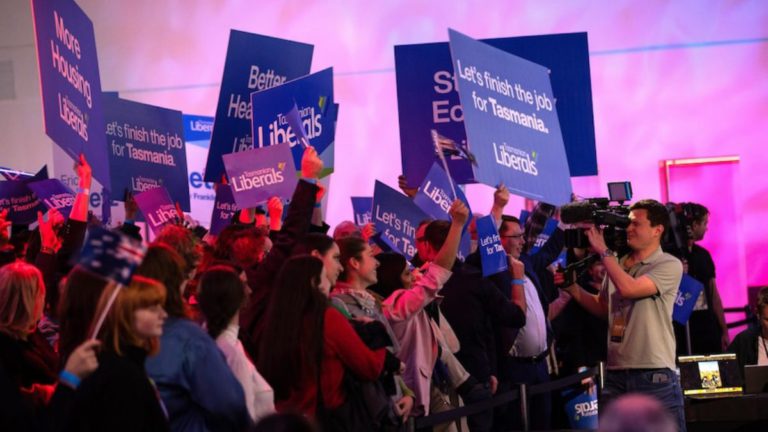 Despite Liberal win in Tasmania, survey shows record-low support for Coalition in nearly four decades