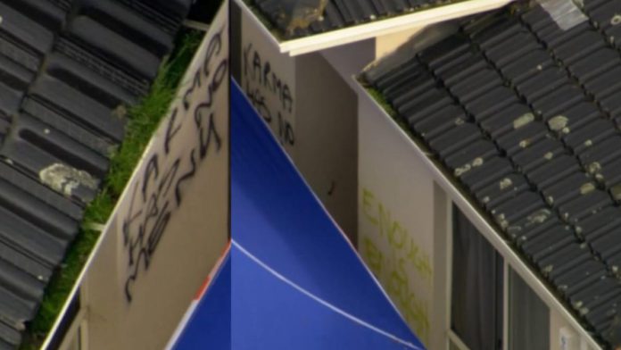 Image: One person is in custody after man and woman found dead inside Mount Waverley home in Melbourne (Source: 7NEWS screenshot)