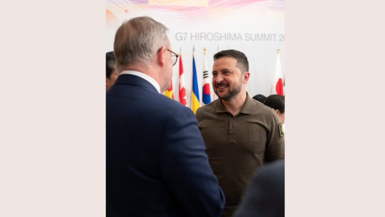 Albanese joins global leaders to back Ukraine, open to peacekeeping role
