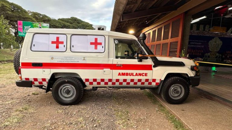 Sri Sathya Sai Global donates $159k ambulance to enhance Fiji’s emergency health services