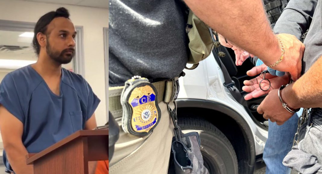 File image: Harjinder Singh, a 28-year-old from India, allegedly caused a fatal collision on the Florida Turnpike on 12 August (Source: X)