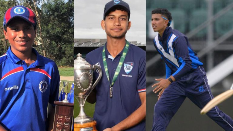 Rising stars Aryan Sharma, Yash Deshmukh and John James to represent Australia in U19 showdown with India