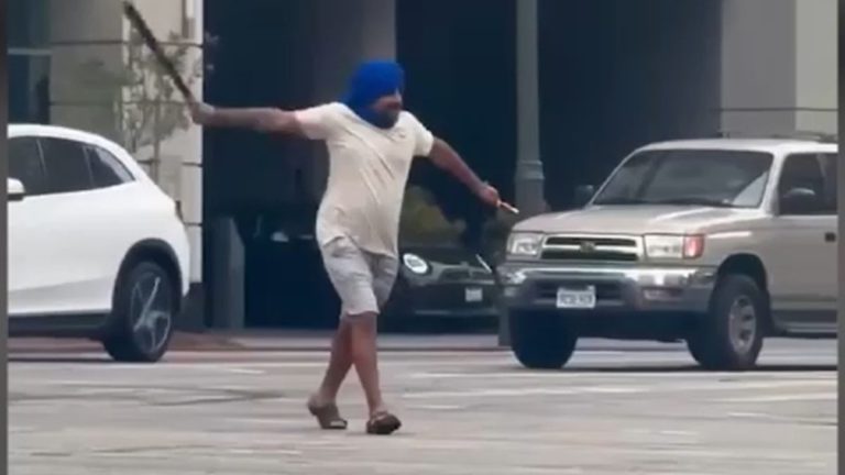 Dramatic new video shows Gurpreet Singh fatally shot by police while wielding machete