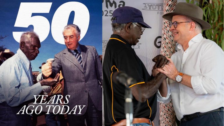 Albanese honours 50th anniversary of Gurindji land handback