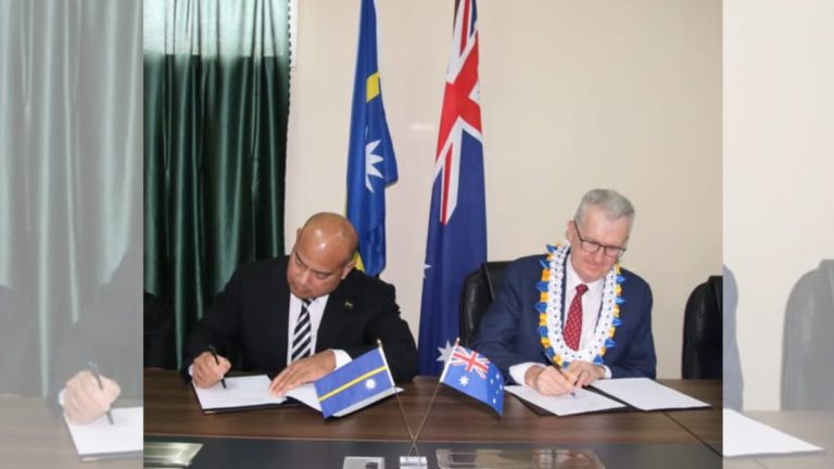 Australia signs $408m resettlement deal with Nauru for detainee cohort