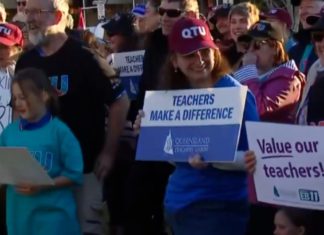 Queensland teachers are striking. It’s not just about money – they are asking for a profession worth staying in Image Source- 7News
