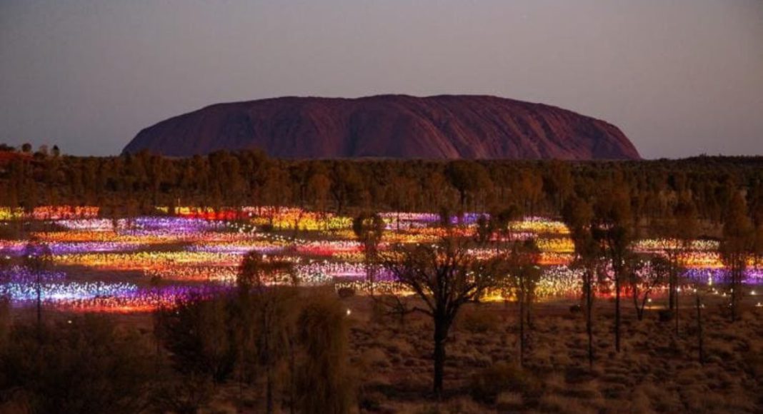 Image Source- Field of Light, Uluru-Kata Tjuta National Park, Northern Territory © Tourism Australia