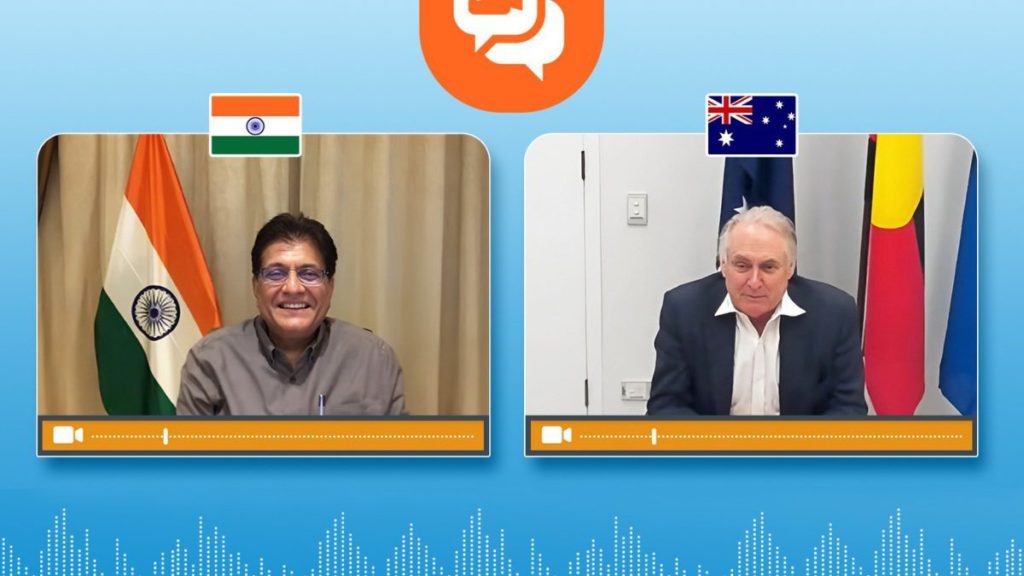 Goyal, Farrell push to settle ‘second tranche’ of India–Australia trade pact as both sides eye $100b target 2 Image Source.- PIB