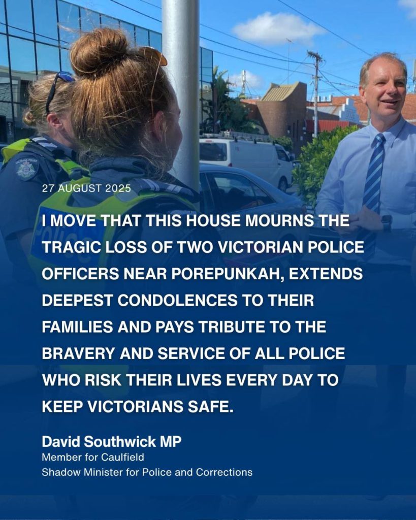 Tributes pour in as Victoria Police names officers killed in Porepunkah: Detective LSC Neal Thompson and Senior Constable Vadim De Waart 3 image 9 2