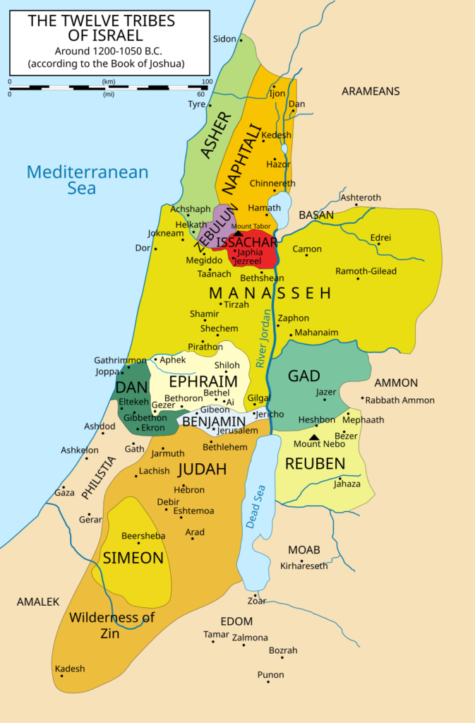 12 Tribes of Israel Map.svg 18