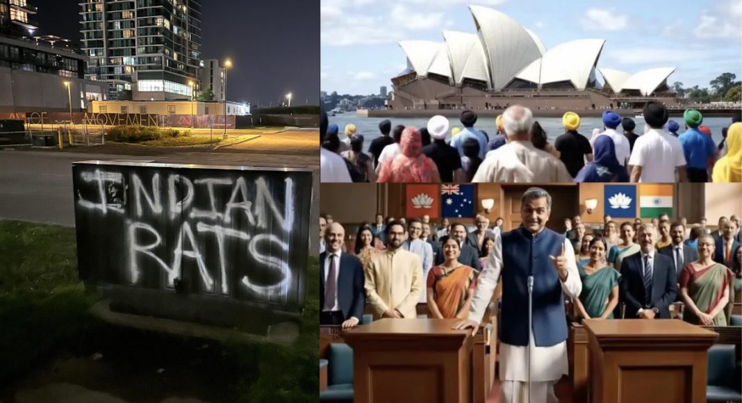 Image: From hateful graffiti to AI memes (Source: Screenshots - X and TikTok)