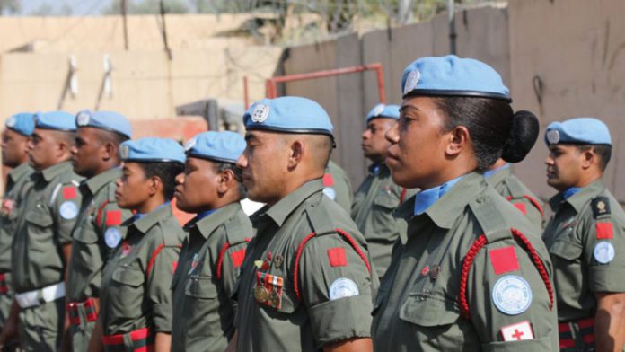 Image: Fijian peacekeepers (Picture: UN PACIFIC)
