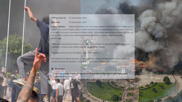 Australia issues travel warning after Nepal’s worst unrest in decades