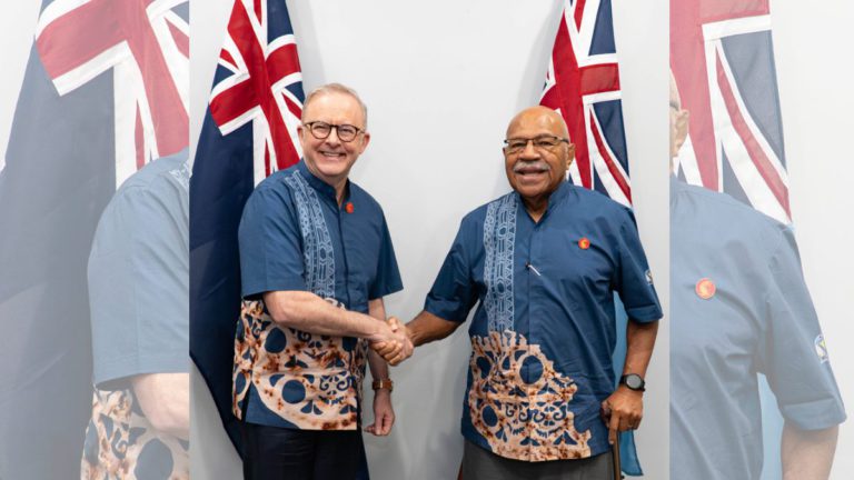 Australia and Fiji negotiate new security treaty for a stronger Pacific