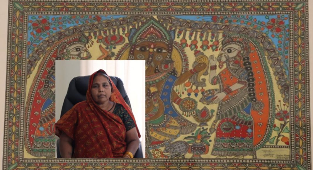 Image: Padma Shri Dulari Devi (Source: Author)