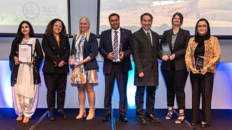 Sanjay Sharma bowls over barriers to win ACT Multicultural Champion Award