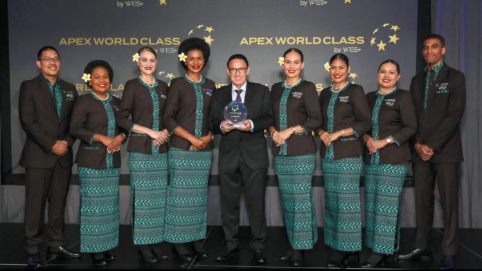 Image: Fiji Airways makes history as Oceania’s first APEX World Class Airline (Source: LinkedIn)