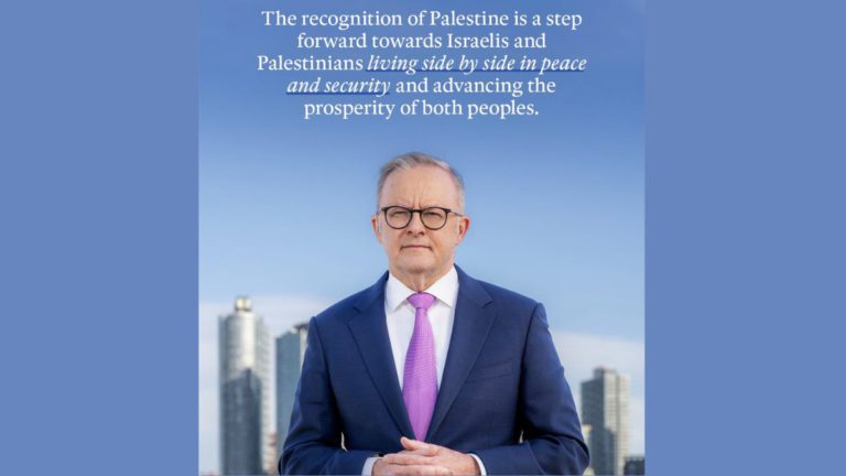 Albanese defends Palestine recognition as opposition accuse him of ‘rewarding terrorists’