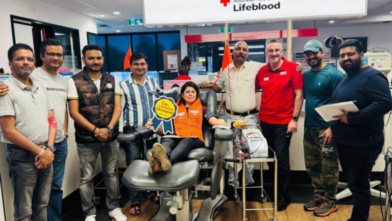 Community blood donation and Aboriginal charity drives in Adelaide mark Indian PM Modi’s 75th birthday