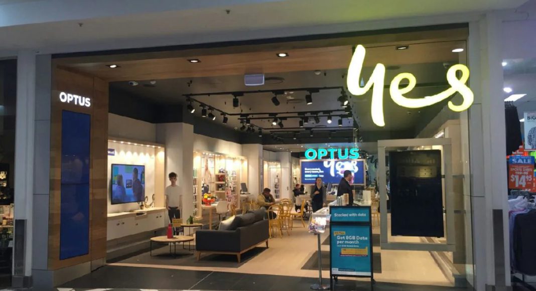 Image: Optus store (Source: Optus website)