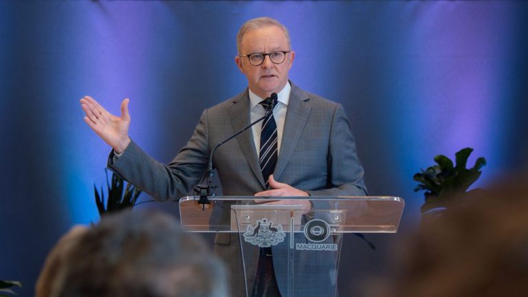 Albanese urges US investors to back a ‘Future Made in Australia’