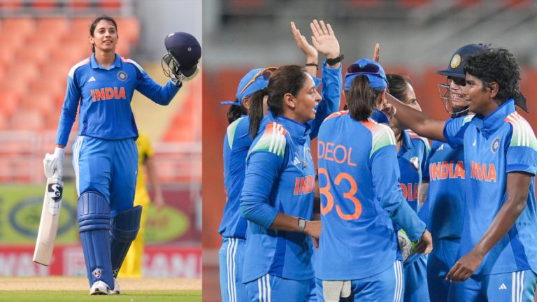 Mandhana’s blazing century ends India’s 18-year wait for home ODI win over Australia